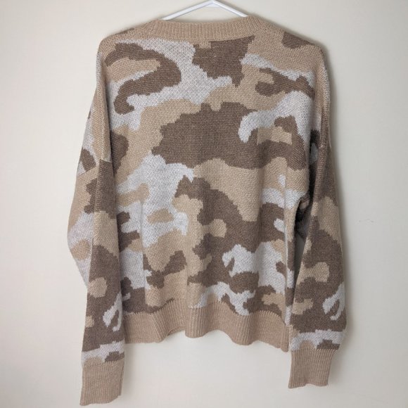 NWOT Lucky Brand Camo Button Cardi Sz XL - Picture 3 of 4